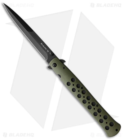Cold Steel 6" Ti-Lite Liner Lock Knife Green Zytel (6" Black) 3 Cold Steel 6" Ti-Lite Liner Lock Knife Green Zytel (6" Black)