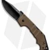Cold Steel AK-47 Lockback Knife FDE G-10 (3.5" Black S35VN) 58MVF -Pro Knife Depot Store Cold Steel AK 47 LB Coyote Tan G 10 Black 58MVF BHQ 35180 jr