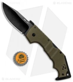 Cold Steel AK-47 Lockback Knife OD Green G-10 (3.5" Black) 58MVG -Pro Knife Depot Store Cold Steel AK 47 LB OD Green G 10 Black 58MVG BHQ 33095 jr bottlecap