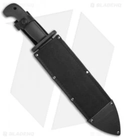 Cold Steel Black Bear Bowie Fixed Blade Knife (12" Black) 97SMBWZ -Pro Knife Depot Store Cold Steel Black Bear Bowie Black 97SMBWZ BHQ 52042 jr sheath