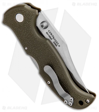 Cold Steel Bush Ranger Lite Rocker Lock Knife OD Green GFN (3.5" Satin) 21A 5 Cold Steel Bush Ranger Lite Rocker Lock Knife OD Green GFN (3.5" Satin) 21A - Image 3