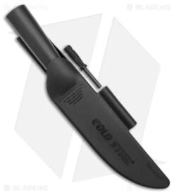 Cold Steel Bushman Fixed Blade Knife Carbon Steel (7" Black) -Pro Knife Depot Store Cold Steel Bushman Fixed Blade Black BHQ 105615 jr sheath
