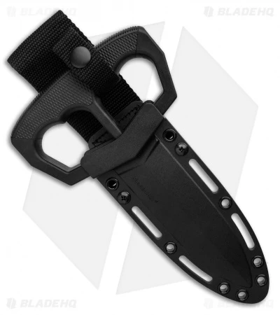 Cold Steel Chaos Push Knife Fixed Blade Knife (5" Black) 80NT3 5 Cold Steel Chaos Push Knife Fixed Blade Knife (5" Black) 80NT3 - Image 3