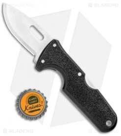 Cold Steel Click-N-Cut Exchangeable Blade Knife Black ABS (2.5" Stonewash) -Pro Knife Depot Store Cold Steel Click N Cut Exchangeable Black BDS Satin 40A BHQ 106751 jr bottlecap