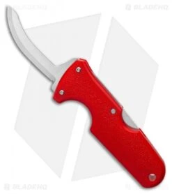Cold Steel Click-N-Cut Slock Master Skinner Knife Red ABS (2.5" SW) -Pro Knife Depot Store Cold Steel Click N Cut Slock Master Skinner Knife Red BDS 2.5 Satin 40AT BHQ 121229 LS Blade2