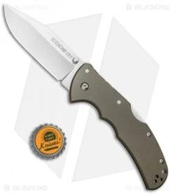 Cold Steel Code-4 Clip Point Lockback Knife (3.5" Satin) 58TPCC 9 Cold Steel Code-4 Clip Point Lockback Knife (3.5" Satin) 58TPCC -Pro Knife Depot Store Cold Steel Code 4 CP LB Satin CS58TPCC BHQ 95389 jr bottlecap