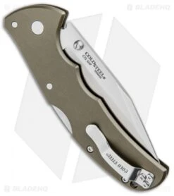 Cold Steel Code-4 Clip Point Lockback Knife (3.5" Satin) 58TPCC 8 Cold Steel Code-4 Clip Point Lockback Knife (3.5" Satin) 58TPCC -Pro Knife Depot Store Cold Steel Code 4 CP LB Satin CS58TPCC BHQ 95389 jr side