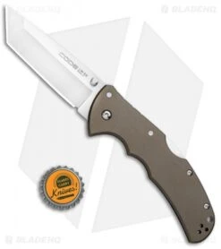 Cold Steel Code-4 Tanto Lockback Knife (3.5" Satin S35VN) 58PT -Pro Knife Depot Store Cold Steel Code 4 Tanto LB Satin 58PT BHQ 15401 jr bottlecap