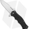 Cold Steel Crawford Model 1 Liner Lock Knife Black Zy-Ex (3.5" Satin) 20MWCB 1 Cold Steel Crawford Model 1 Liner Lock Knife Black Zy-Ex (3.5" Satin) 20MWCB -Pro Knife Depot Store Cold Steel Crawford Model 1 LL Black Zy Ex Satin 20MWCB BHQ 121192 jr