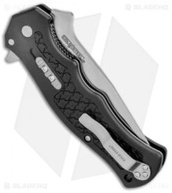 Cold Steel Crawford Model 1 Liner Lock Knife Black Zy-Ex (3.5" Satin) 20MWCB -Pro Knife Depot Store Cold Steel Crawford Model 1 LL Black Zy Ex Satin 20MWCB BHQ 121192 jr side