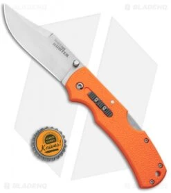 Cold Steel Double Safe Hunter Tri-Ad Lock Knife Orange GFN (3.5" Satin) 23JB -Pro Knife Depot Store Cold Steel Double Safe Hunter Tri Ad Lock Orange GFN Satin 23JB BHQ 121195 jr bottlecap