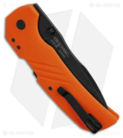 Cold Steel Engage Drop Point ATLAS Lock Knife Blaze Orange GFN (3" Black ) 4116S -Pro Knife Depot Store Cold Steel Engage Drop Point ATLAS Lock Knife Blaze Orange GFN 3in Black BHQ 179344 hd side