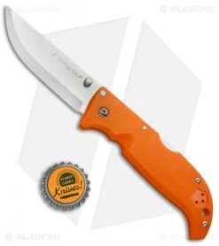 Cold Steel Finn Wolf Lockback Knife Blaze Orange (3.5" Satin) 20NPRYZ -Pro Knife Depot Store Cold Steel Finn Wolf LB Blaze Orange 20NPRYZ BHQ 51987 jr bottlecap 2