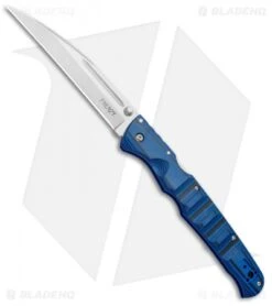 Cold Steel Frenzy II Tri-Ad Lock Knife Black/Blue G-10 (5.5" Satin) 62P2A