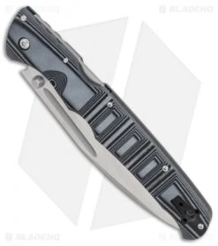 Cold Steel Frenzy III Tri-Ad Lock Knife Black/Gray G-10 (5.5" Satin CPM-S35VN) 9 Cold Steel Frenzy III Tri-Ad Lock Knife Black/Gray G-10 (5.5" Satin CPM-S35VN) -Pro Knife Depot Store Cold Steel Frenzy III Black Gray G10 satin BHQ 83878 er spine