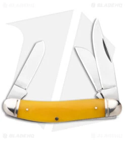 Cold Steel Gentleman's Stockman Slip Joint Knife Yellow Bone (2.5" Satin)