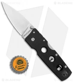 Cold Steel Hold Out 3" Lockback Knife Black G-10 (3" Satin) 9 Cold Steel Hold Out 3" Lockback Knife Black G-10 (3" Satin) -Pro Knife Depot Store Cold Steel Hold Out 3in LB Black G 10 Satin 11G3 BHQ 8512 jr bottlecap
