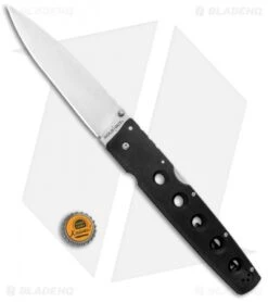 Cold Steel Hold Out 6" Tri-Ad Lock Knife Black G-10 (6" Satin) -Pro Knife Depot Store Cold Steel Hold Out 6in Tri Ad Lock Black G 10 Satin 11G6 BHQ 11222 jr bottlecap