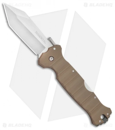 Cold Steel Immortal Lock Back Knife Coyote Tan G-10 (4" Satin) 23HVB 3 Cold Steel Immortal Lock Back Knife Coyote Tan G-10 (4" Satin) 23HVB
