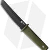 Cold Steel Kobun Tanto Fixed Blade Knife OD Green (5.5" Black) 1 Cold Steel Kobun Tanto Fixed Blade Knife OD Green (5.5" Black) -Pro Knife Depot Store Cold Steel Kobun OD Green Black BHQ 158043 jr