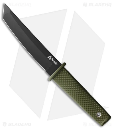Cold Steel Kobun Tanto Fixed Blade Knife OD Green (5.5" Black) 3 Cold Steel Kobun Tanto Fixed Blade Knife OD Green (5.5" Black)