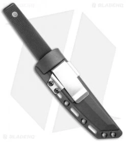 Cold Steel Kobun Tanto Fixed Blade Knife (5.5" Satin Serrated) 17TS -Pro Knife Depot Store Cold Steel Kobun Tanto Satin Serr 17TS BHQ 105890 jr sheath