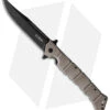 Cold Steel Large Luzon Folding Flipper Knife Dark Earth GFN (6" Black) 1 Cold Steel Large Luzon Folding Flipper Knife Dark Earth GFN (6" Black) -Pro Knife Depot Store Cold Steel Large Luzon Dark Earth Satin BHQ 174233 jr