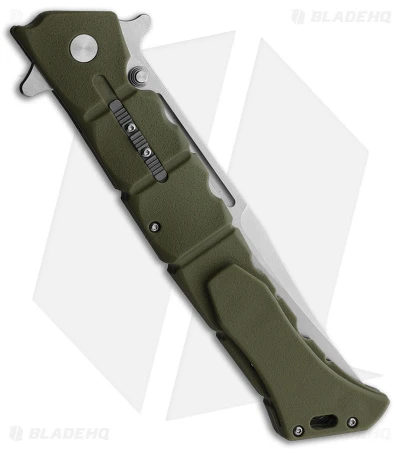 Cold Steel Large Luzon Folding Flipper Knife OD Green GFN (6" Satin) 4 Cold Steel Large Luzon Folding Flipper Knife OD Green GFN (6" Satin) - Image 2