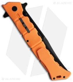 Cold Steel Large Luzon Folding Flipper Knife Orange GFN (6" Black) 7 Cold Steel Large Luzon Folding Flipper Knife Orange GFN (6" Black) -Pro Knife Depot Store Cold Steel Large Luzon Orange Black BHQ 174237 jr side