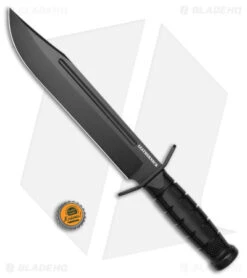 Cold Steel Leatherneck Bowie Fixed Blade Knife (10.5" Black) 9 Cold Steel Leatherneck Bowie Fixed Blade Knife (10.5" Black) -Pro Knife Depot Store Cold Steel Leatherneck Bowie Fixed Blade Black BHQ 140041 jr bottlecap