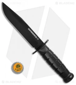 Cold Steel Leatherneck SF Fixed Blade Knife (6.75" Black Powdercoat D2) 39LSFC -Pro Knife Depot Store Cold Steel Leatherneck SF fixed blade black powdercoat D2 39LSFC BHQ 52031 er size