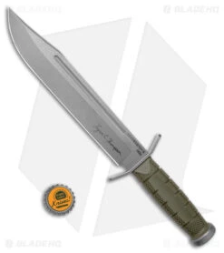 Cold Steel Lynn Thompson Leatherneck Bowie Fixed Blade Knife (10.5" Stonewash) -Pro Knife Depot Store Cold Steel Lynn Thompson Leatherneck Bowie Fixed Blade SW BHQ 140040 jr bottlecap