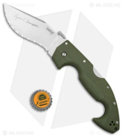 Cold Steel Lynn Thompson Signature Spartan Tri-Ad Lock Knife Serr (4.5" S35VN) 11 Cold Steel Lynn Thompson Signature Spartan Tri-Ad Lock Knife Serr (4.5" S35VN) -Pro Knife Depot Store Cold Steel Lynn Thompson Signature Spartan Tri Ad Lock Serr BHQ 140028 jr bottlecap