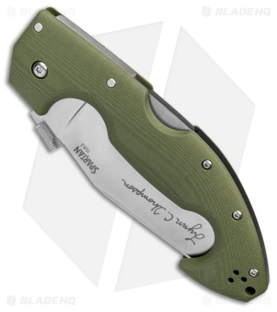 Cold Steel Lynn Thompson Signature Spartan Tri-Ad Lock Knife Serr (4.5" S35VN) 4 Cold Steel Lynn Thompson Signature Spartan Tri-Ad Lock Knife Serr (4.5" S35VN) - Image 2