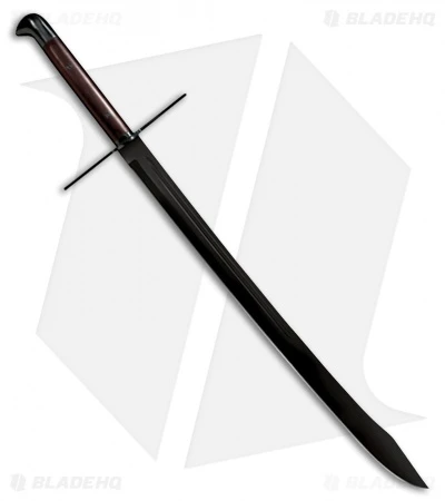 Cold Steel MAA Grosse Messer Sword W/ Rosewood Handle (32" Black) 88GMSM 3 Cold Steel MAA Grosse Messer Sword W/ Rosewood Handle (32" Black) 88GMSM