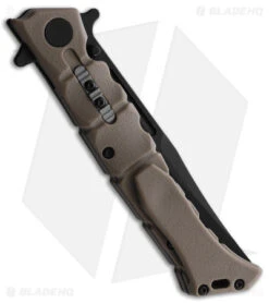 Cold Steel Medium Luzon Folding Pocket Knife Dark Earth Brown GFN (4" Black) 5 Cold Steel Medium Luzon Folding Pocket Knife Dark Earth Brown GFN (4" Black) -Pro Knife Depot Store Cold Steel Medium Luzon Dark Earth Black BHQ 174230 jr side