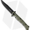 Cold Steel Medium Luzon Folding Pocket Knife Olive Drab Green GFN (4" Black) 1 Cold Steel Medium Luzon Folding Pocket Knife Olive Drab Green GFN (4" Black) -Pro Knife Depot Store Cold Steel Medium Luzon OD Green Black BHQ 174231 jr