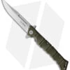 Cold Steel Medium Luzon Folding Flipper Knife OD Green GFN (4" Satin) -Pro Knife Depot Store Cold Steel Medium Luzon OD Green SW BHQ 174474 jr
