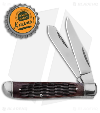 Cold Steel Mini Trapper Slip Joint Knife Jigged Bone (2.7" Satin) 6 Cold Steel Mini Trapper Slip Joint Knife Jigged Bone (2.7" Satin) - Image 4