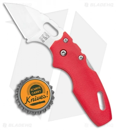 Cold Steel Mini Tuff Lite Tri-Ad Lock Knife Red (2" Satin) 20MTR 6 Cold Steel Mini Tuff Lite Tri-Ad Lock Knife Red (2" Satin) 20MTR - Image 4