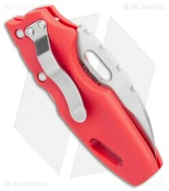 Cold Steel Mini Tuff Lite Tri-Ad Lock Knife Red (2" Satin) 20MTR 8 Cold Steel Mini Tuff Lite Tri-Ad Lock Knife Red (2" Satin) 20MTR -Pro Knife Depot Store Cold Steel Mini Tuff Lite Tri Ad Red Satin 20MTR BHQ 105899 jr side
