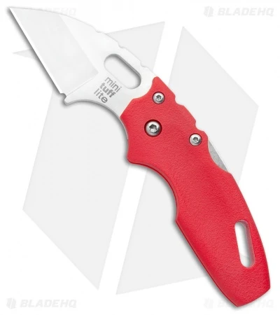 Cold Steel Mini Tuff Lite Tri-Ad Lock Knife Red (2" Satin) 20MTR 3 Cold Steel Mini Tuff Lite Tri-Ad Lock Knife Red (2" Satin) 20MTR
