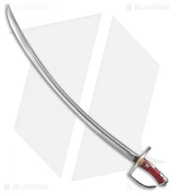 Cold Steel Polish Saber W/ Red Leather Scabbard (32" Satin) 88RPS