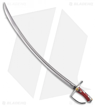 Cold Steel Polish Saber W/ Red Leather Scabbard (32" Satin) 88RPS 3 Cold Steel Polish Saber W/ Red Leather Scabbard (32" Satin) 88RPS