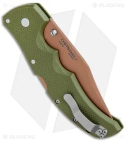 Cold Steel Recon 1 Clip Point Lockback Knife Desert Warrior G-10 (4" Copper) 9 Cold Steel Recon 1 Clip Point Lockback Knife Desert Warrior G-10 (4" Copper) -Pro Knife Depot Store Cold Steel Recon 1 CP LB Desert Warrior G 10 Copper 27UAC BHQ 100068 jr side