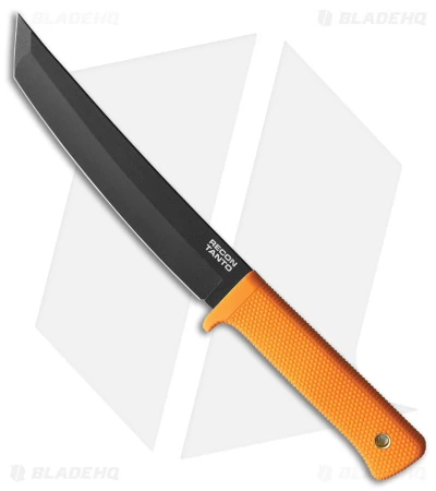 Cold Steel Recon Tanto Fixed Blade Knife Orange (7" Black) 3 Cold Steel Recon Tanto Fixed Blade Knife Orange (7" Black)