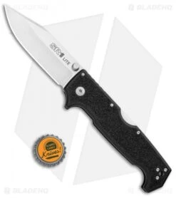 Cold Steel SR1 Lite Tri-Ad Lock Knife Black Griv-Ex (4" Satin) 62K1 10 Cold Steel SR1 Lite Tri-Ad Lock Knife Black Griv-Ex (4" Satin) 62K1 -Pro Knife Depot Store Cold Steel SR1 Lite Tri Ad Black Griv Ex Satin 62K1 BHQ 106721 jr bottlecap