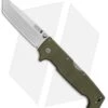 Cold Steel SR1 Tri-Ad Lock Tanto Knife OD Green G-10 (4" Satin S35VN) 62LA -Pro Knife Depot Store Cold Steel SR1 Tanto OD Green G10 satin BHQ 80422 er