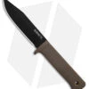 Cold Steel SRK-C Compact Fixed Blade Knife Dark Earth Kray-Ex (5" Black SK-5) -Pro Knife Depot Store Cold Steel SRK Compact FBK Dark Earth Kray Ex 5in Black SK 5 BHQ 158051 td