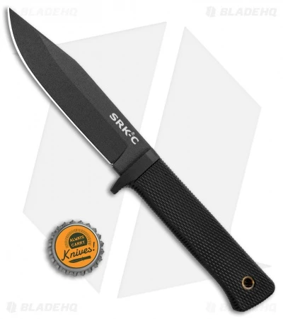 Cold Steel SRK-C Compact Fixed Blade Knife Kray-Ex (5" Black) 49LCKD 6 Cold Steel SRK-C Compact Fixed Blade Knife Kray-Ex (5" Black) 49LCKD - Image 4